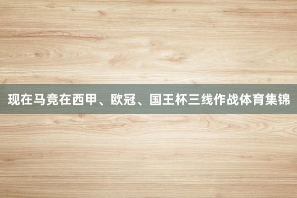 现在马竞在西甲、欧冠、国王杯三线作战体育集锦