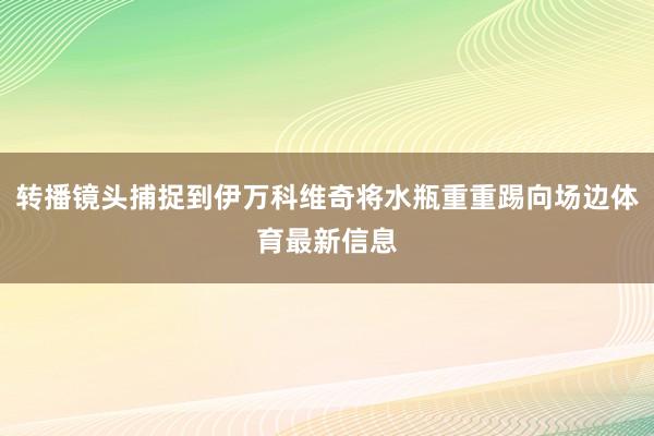 转播镜头捕捉到伊万科维奇将水瓶重重踢向场边体育最新信息
