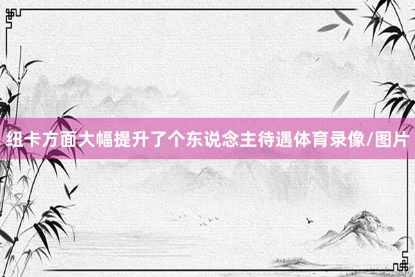 纽卡方面大幅提升了个东说念主待遇体育录像/图片