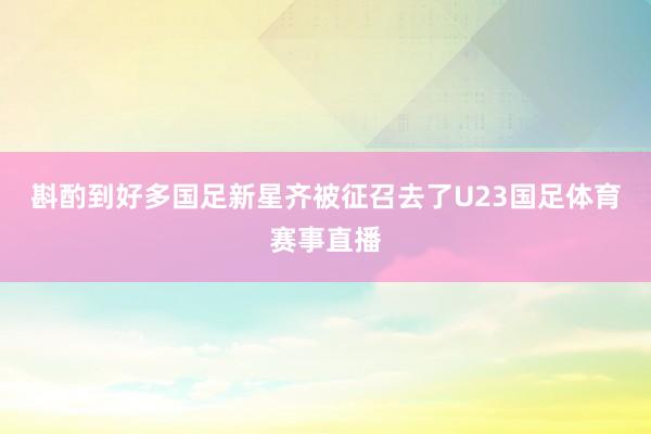 斟酌到好多国足新星齐被征召去了U23国足体育赛事直播