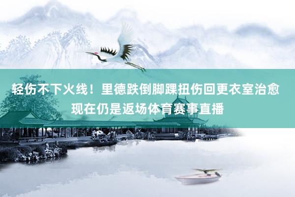 轻伤不下火线！里德跌倒脚踝扭伤回更衣室治愈 现在仍是返场体育赛事直播
