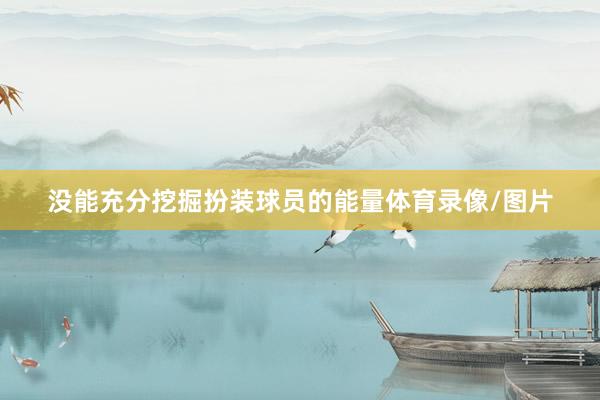 没能充分挖掘扮装球员的能量体育录像/图片