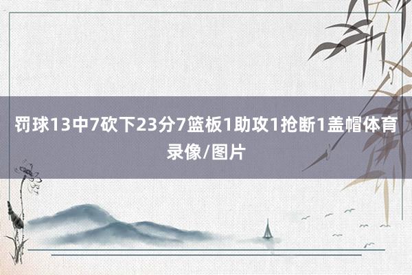 罚球13中7砍下23分7篮板1助攻1抢断1盖帽体育录像/图片