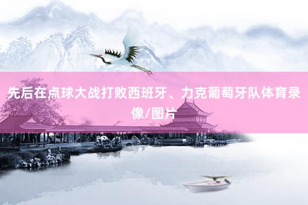 先后在点球大战打败西班牙、力克葡萄牙队体育录像/图片