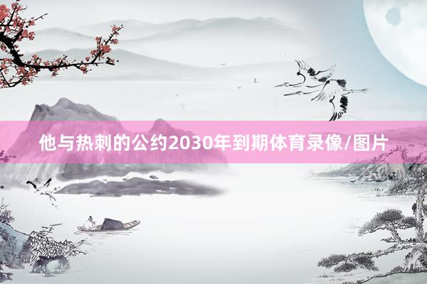 他与热刺的公约2030年到期体育录像/图片